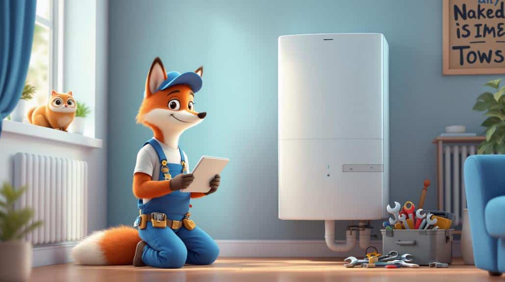simple boiler service process