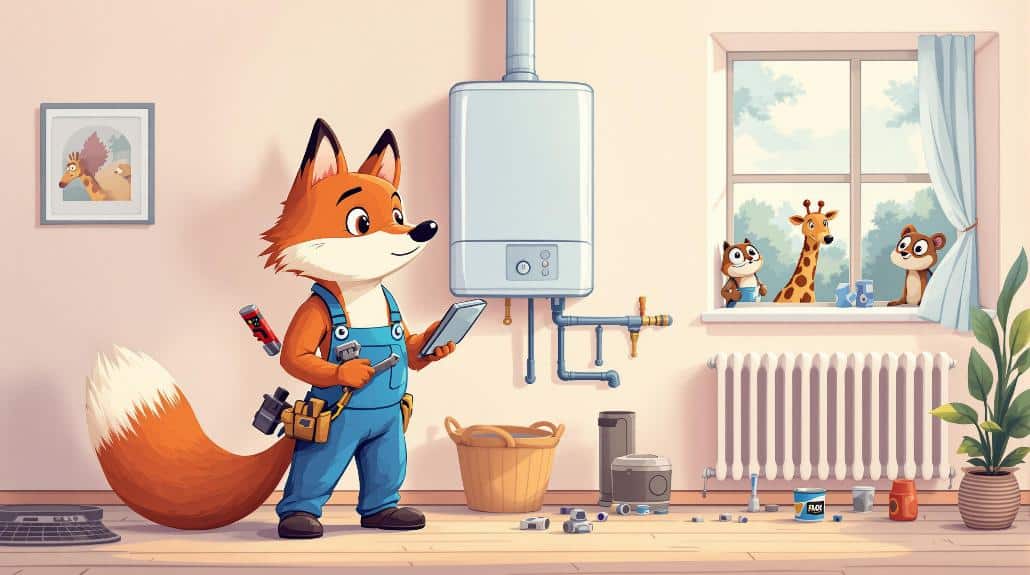 simple three step boiler service