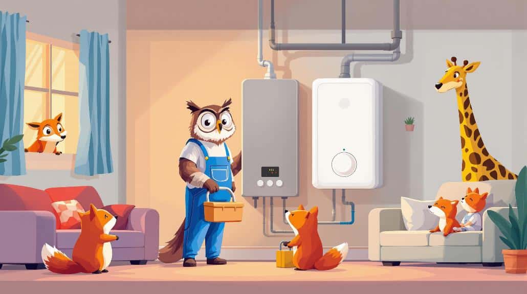 simple three step boiler service